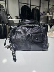 Yıkanmış Deri Çanta